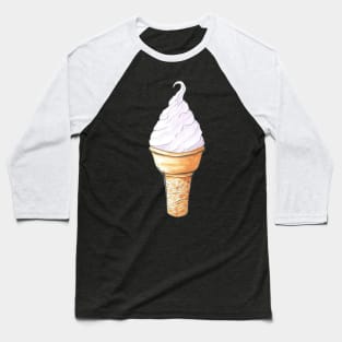 ice cream in a waffle cone Baseball T-Shirt